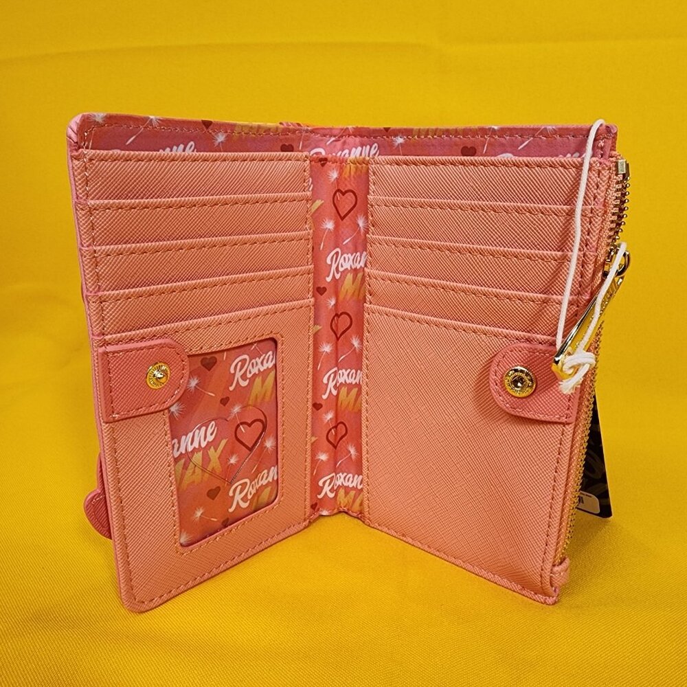 Loungefly Disney A Goofy Movie Max & Roxanne Dandelion Flap Wallet NEW - Picture 10 of 12